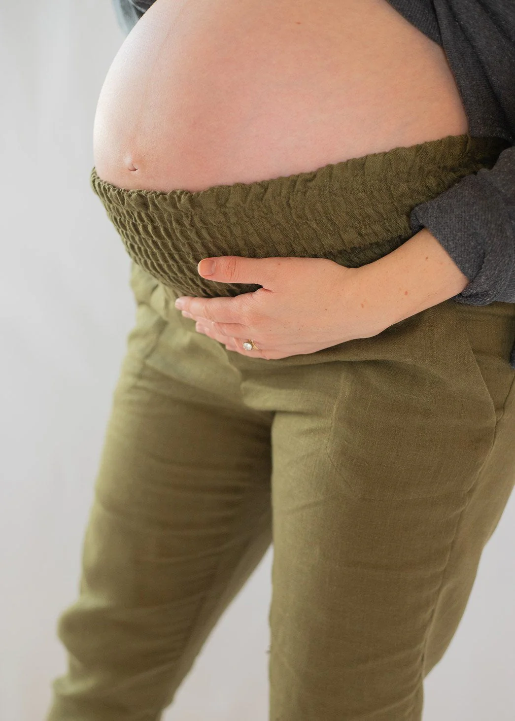 Everyday Transitional Smocked Linen Pant - Image 3