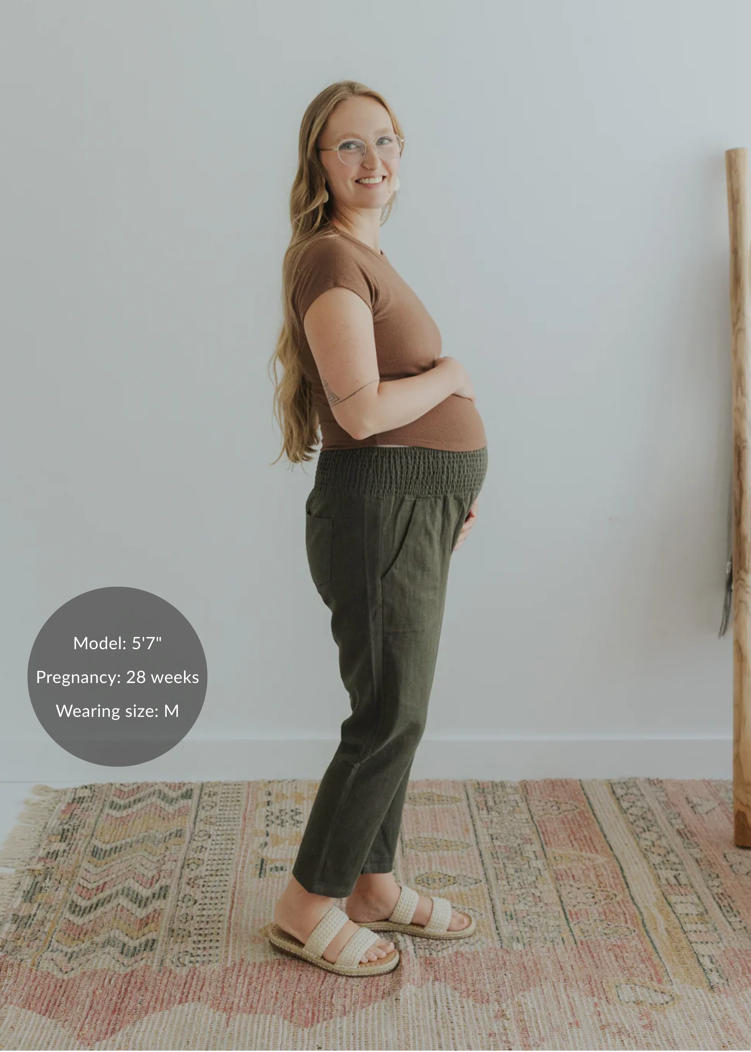 Everyday Transitional Smocked Linen Pant - Image 58