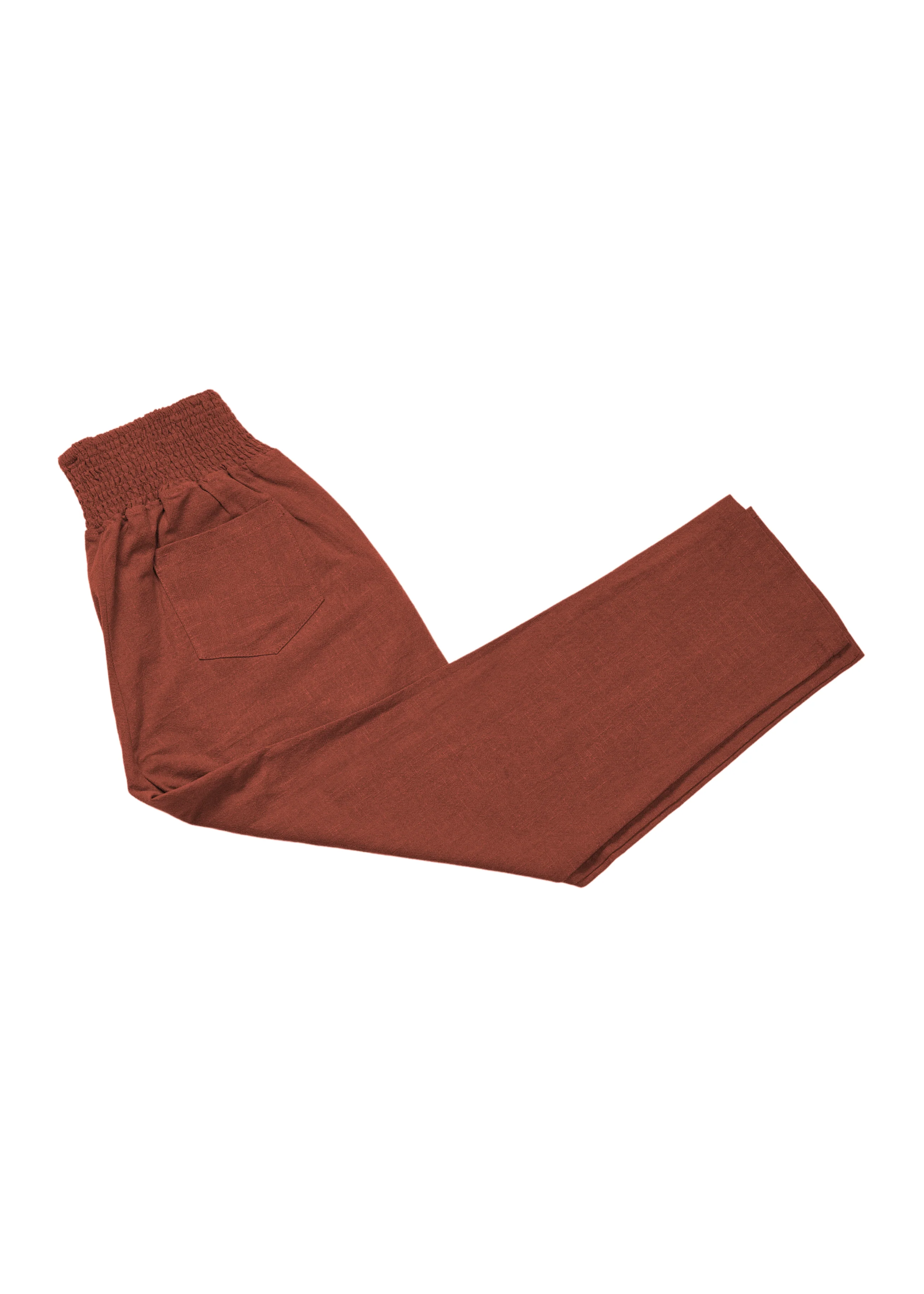 Everyday Transitional Smocked Linen Pant - Image 61