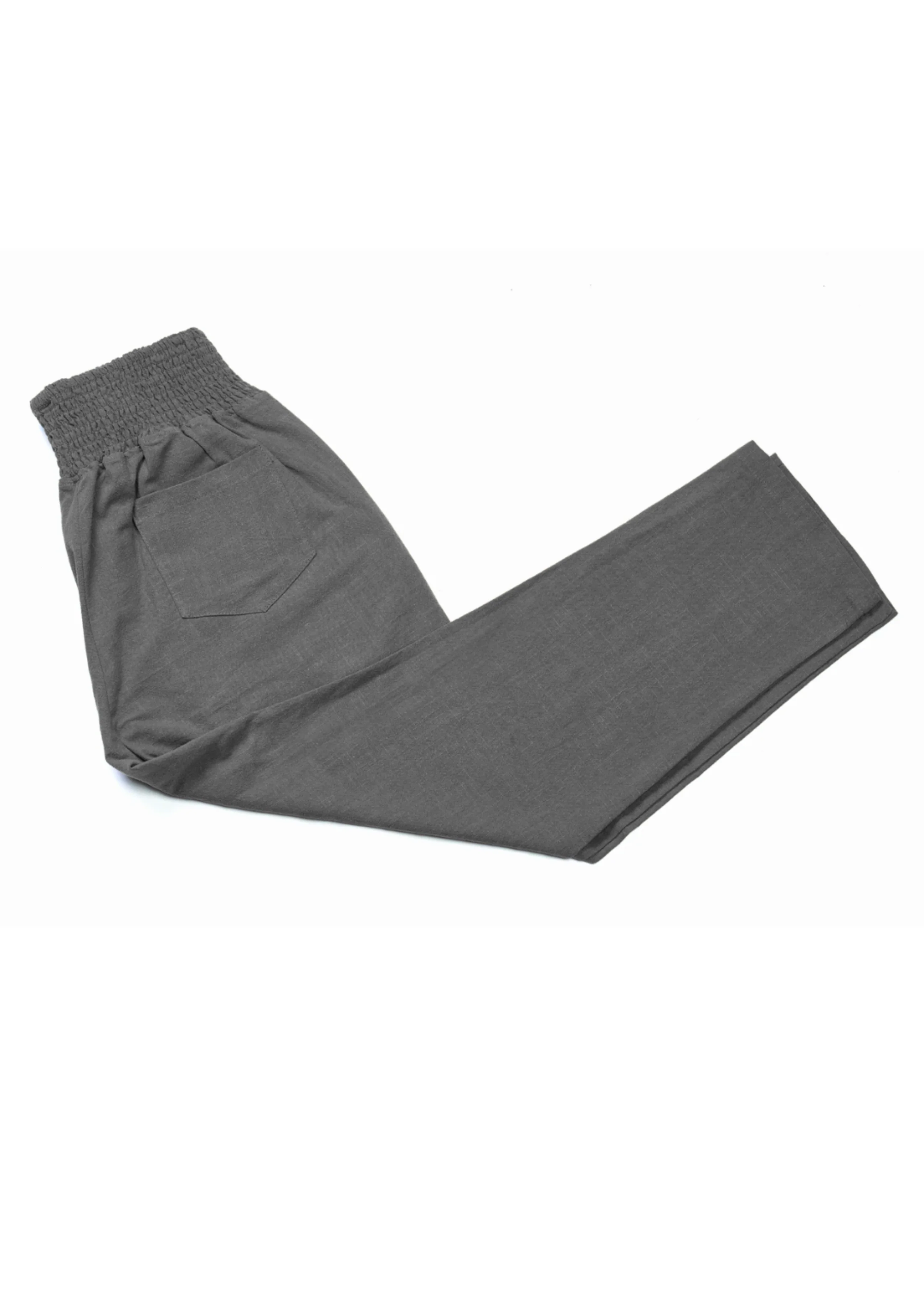 Everyday Transitional Smocked Linen Pant - Image 68