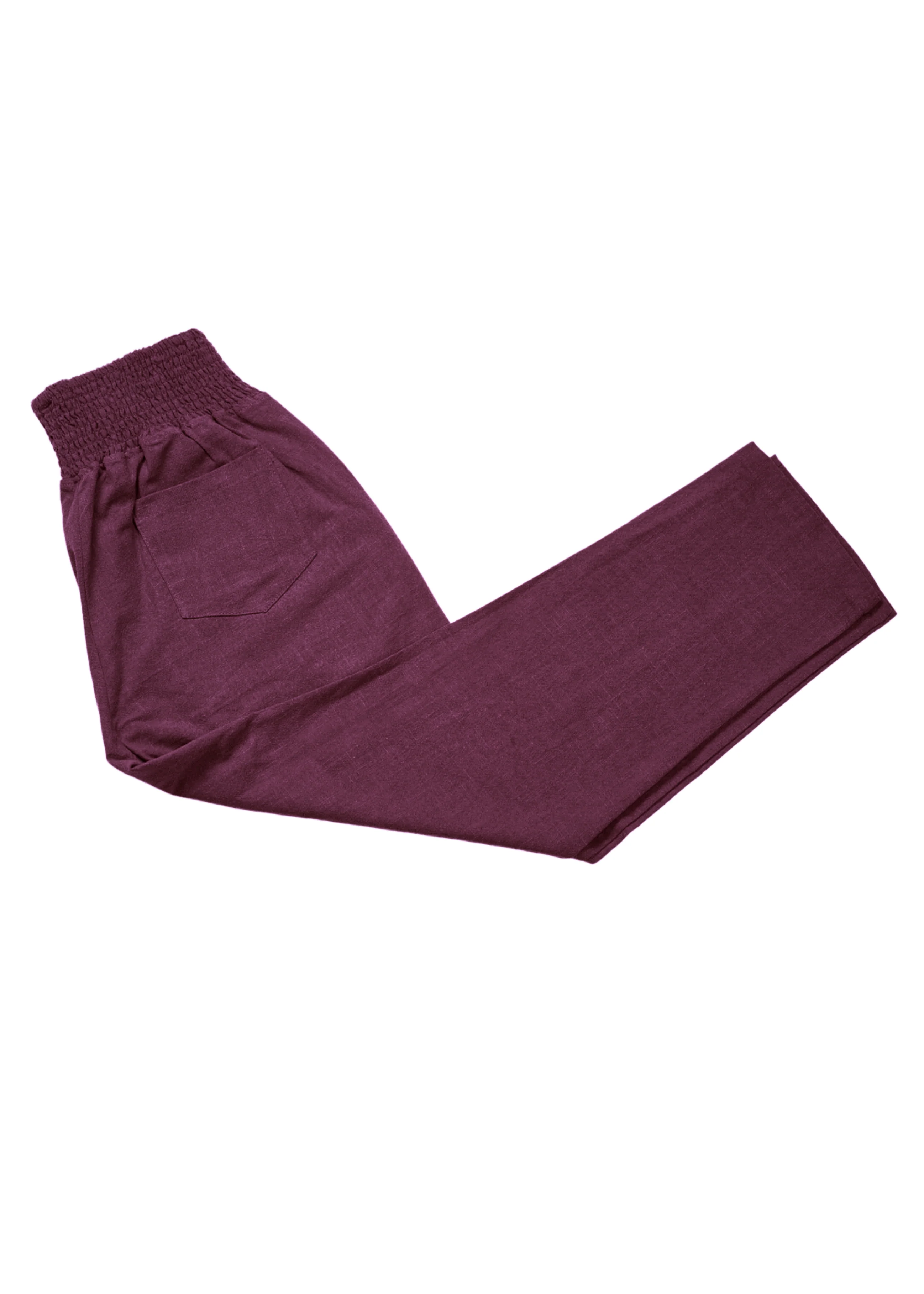 Everyday Transitional Smocked Linen Pant - Image 82