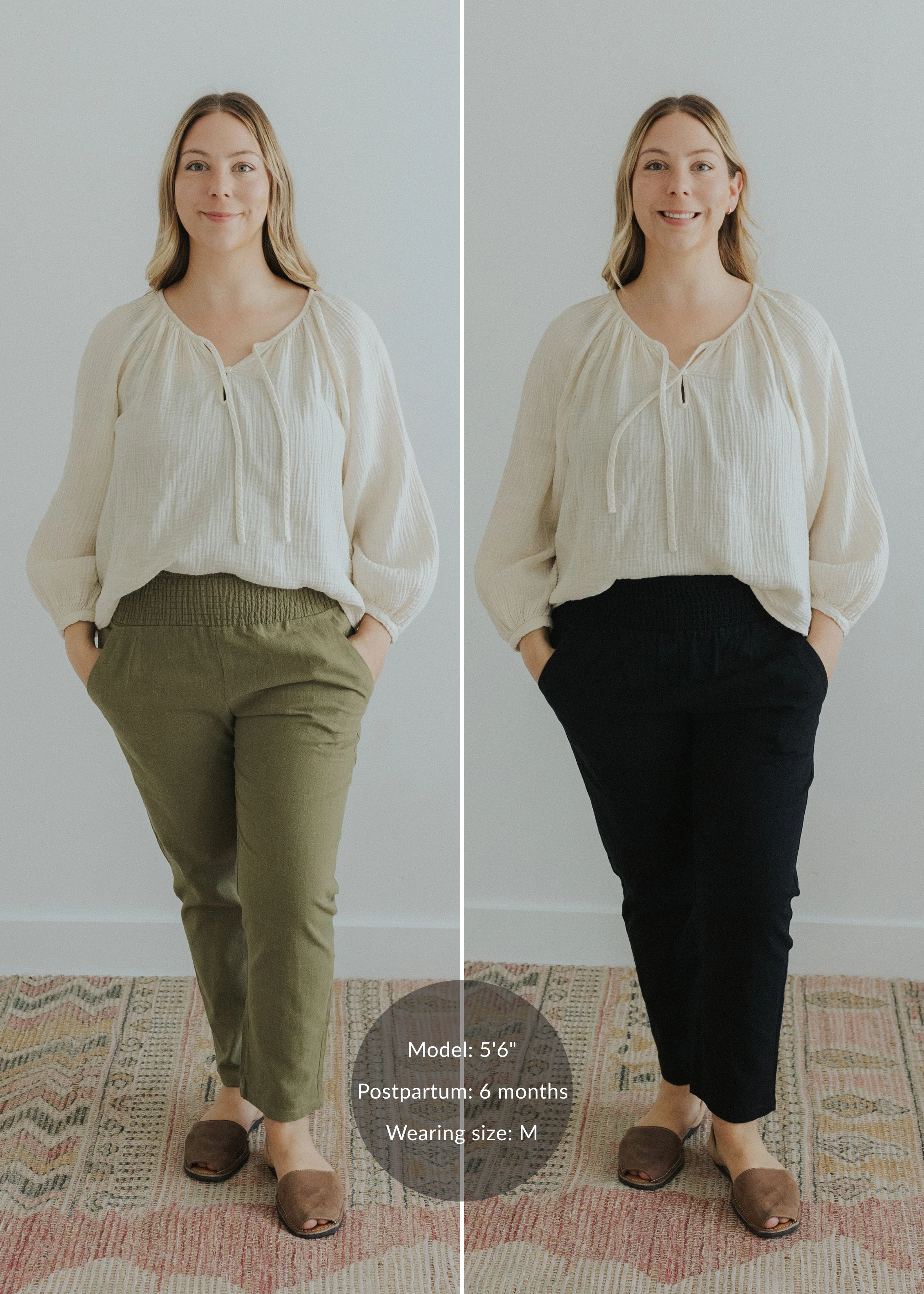 Linen Pants Best Sellers 2 Color Bundle - Image 4