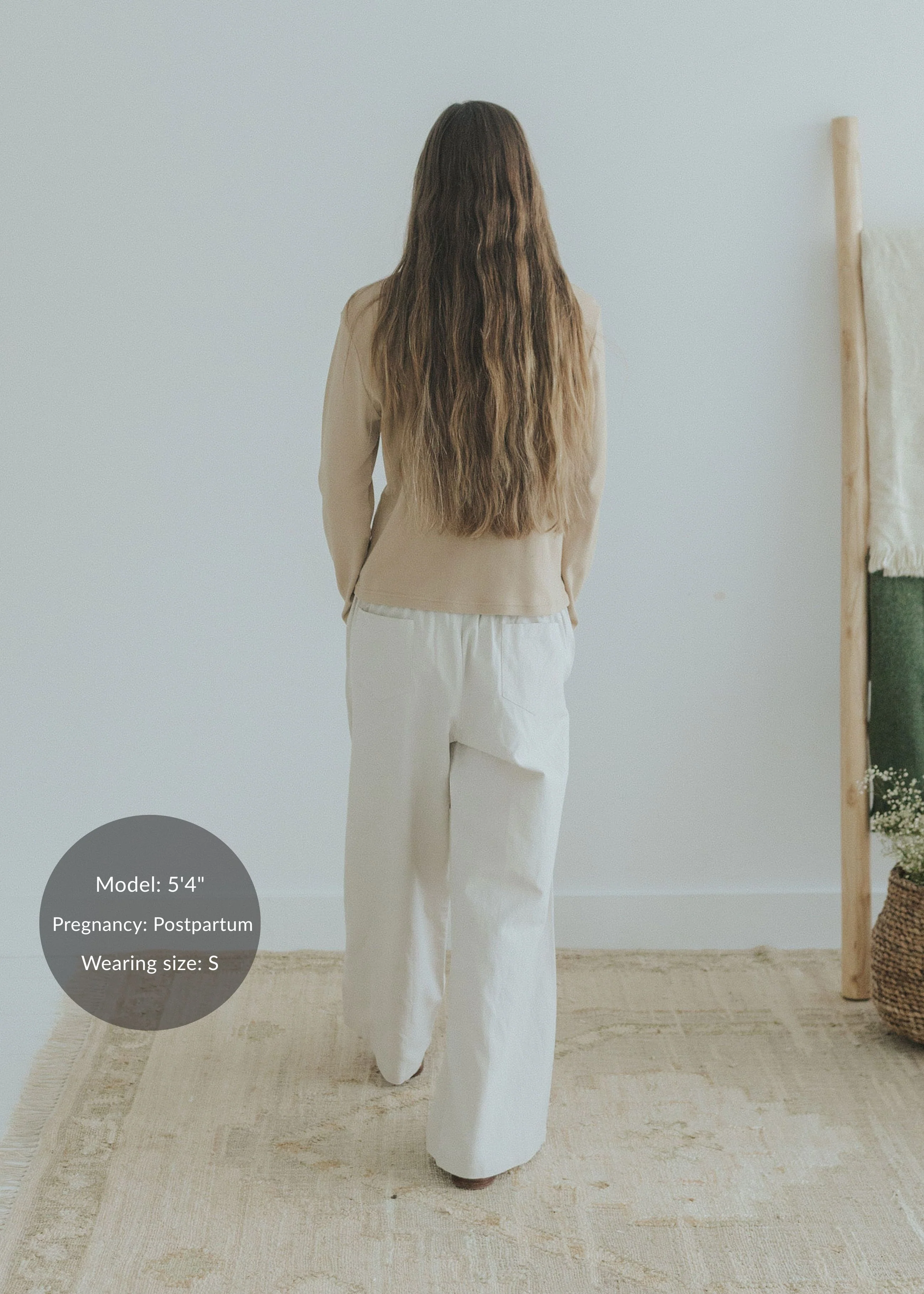 Wide Leg Flow Pant in Cotton/Linen - Image 4